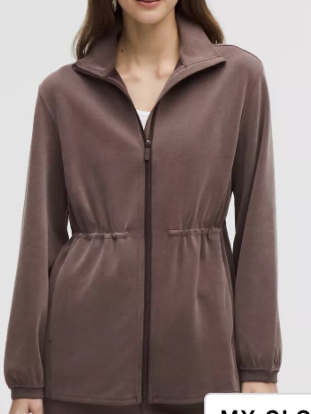 lululemon athletica Softstream clinch waist full zip Jacket